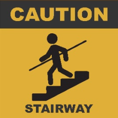 Caution Stareway